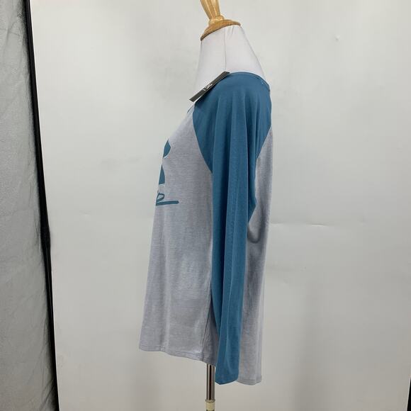 Under Armour T Shirt Womens L Large Live Sportstyle Loose Raglan Baseball Tee - Picture 4 of 12